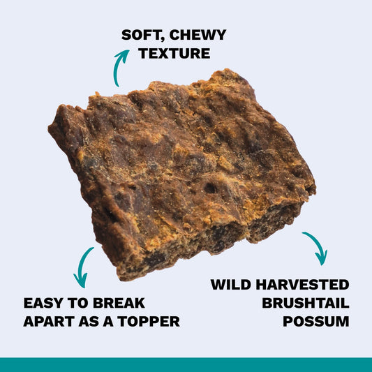 Air-Dried Brushtail Possum Recipe – Treat and Topper for Dogs