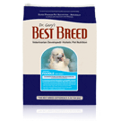 A bag of Best Breed dog food for poodles